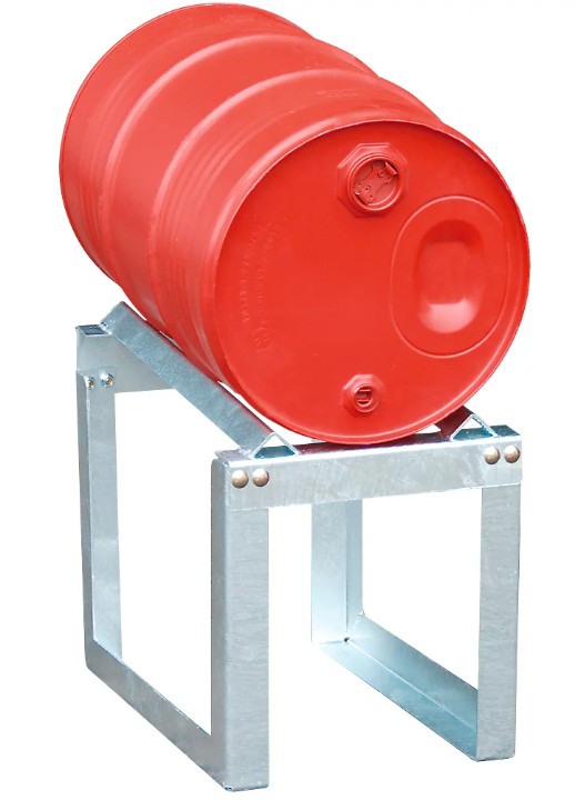 Verrijdbare opvangbak 200L vaten