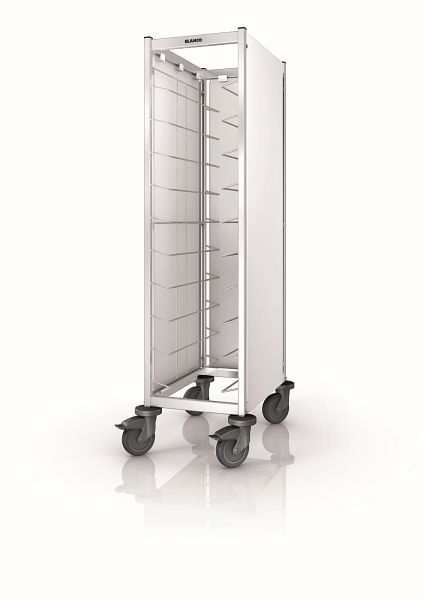 [574848] Plaat dienbladenafruimwagen Zij- en achterwandbekleding 3-zijdig, TAW 10/12 GN, signaalwit