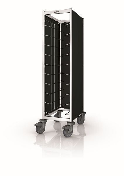 [574866] Plaat dienbladenafruimwagen Zij- en achterwandbekleding aan 3 zijden, TAW 10/12 GN, grafiet