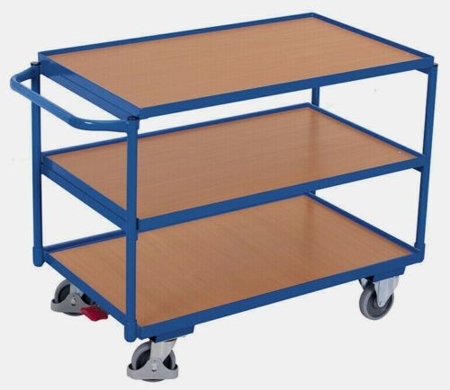 [sw-500.603] Lichte tafelwagen met 3 laadvlakken - Variofit (835 x 490 (mm), RAL 5010)