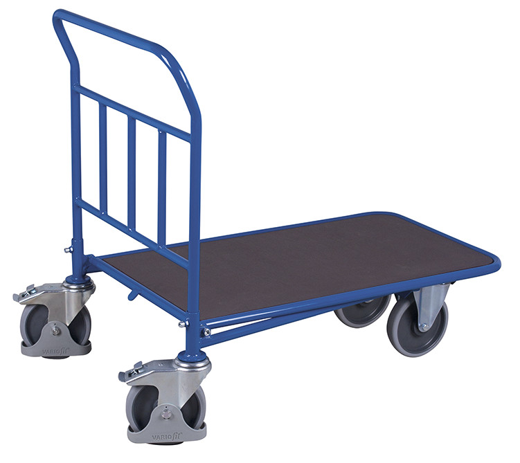 [sw-500.111] C+C wagen met laadvlak van zeefdrukplaat - Variofit (880 x 500 mm, RAL 5010)