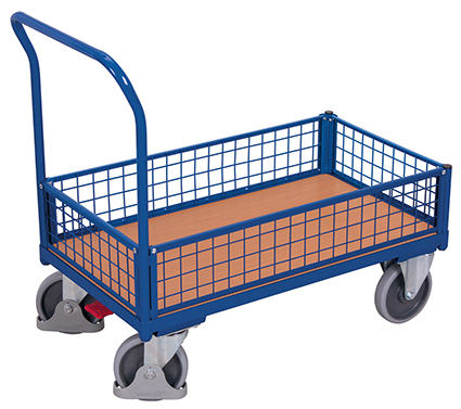 [sw-500.457] Bakwagen met gaas - Variofit (860 x 450 mm, RAL 5010)