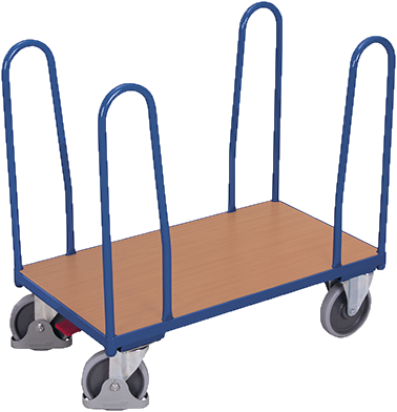 [sw-600.204] Zijframewagen met 4 buisvormige zijframes - Variofit (1060 x 540 mm, RAL 5010)