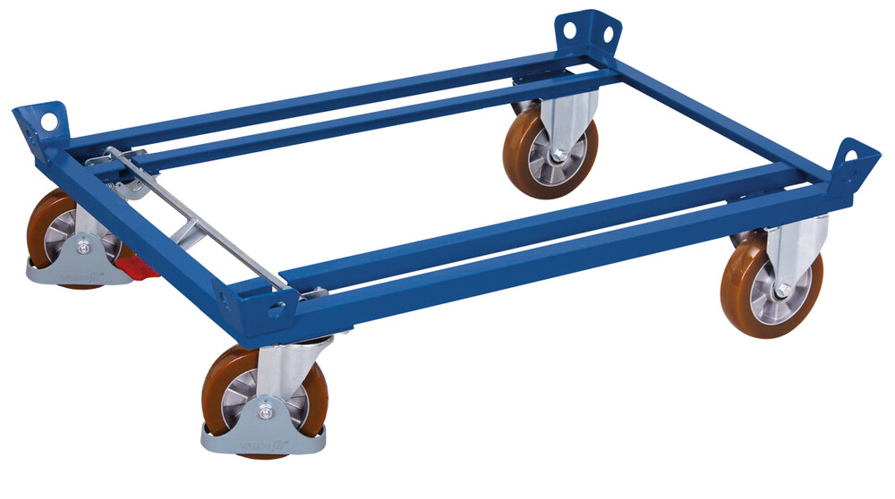 [sw-870.341] onderstel voor palletten met polyurethaan wielen - Variofit (810 x 610 mm, RAL 5010)