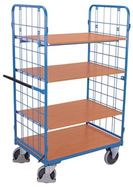 [sw-700.280] Hoge etagewagen met dodemansrem - Variofit (RAL 5010)
