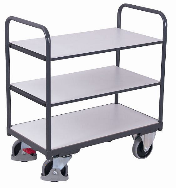 [sw-500.257] Lage ESD-etagewagen - Variofit (850 x 500 mm)