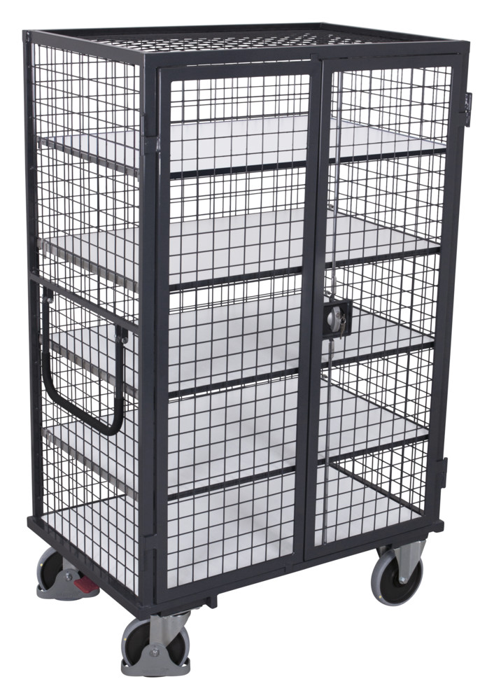 [sw-700.867] ESD etagewagen vast gelast - Variofit (1045 x 685 mm)