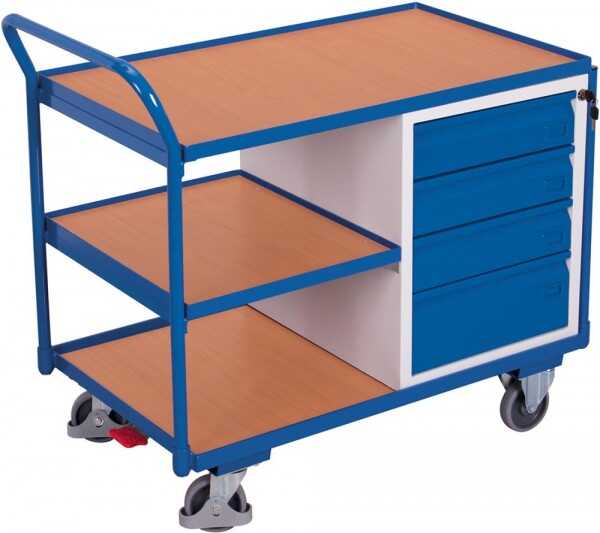[sw-600.605] werkplaatswagen met 3 laadvlakken - Variofit (RAL 5010)