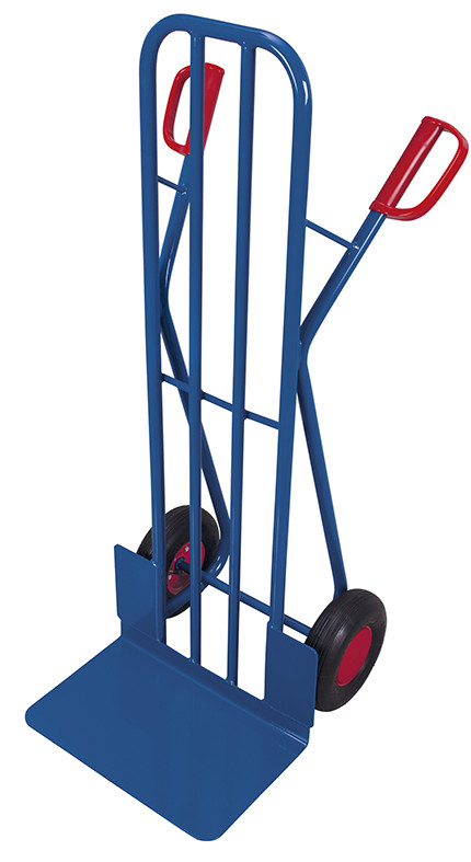 Stalen steekwagen met grote plaat - Variofit