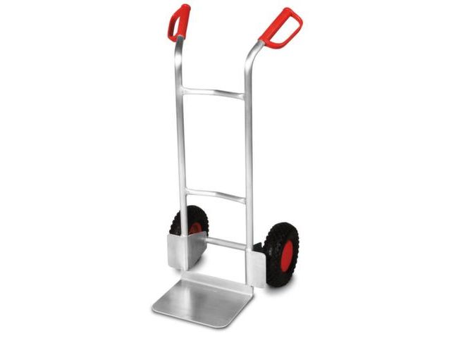 [ap‑710.015] Aluminium steekwagen - Variofit (Luchtbanden)