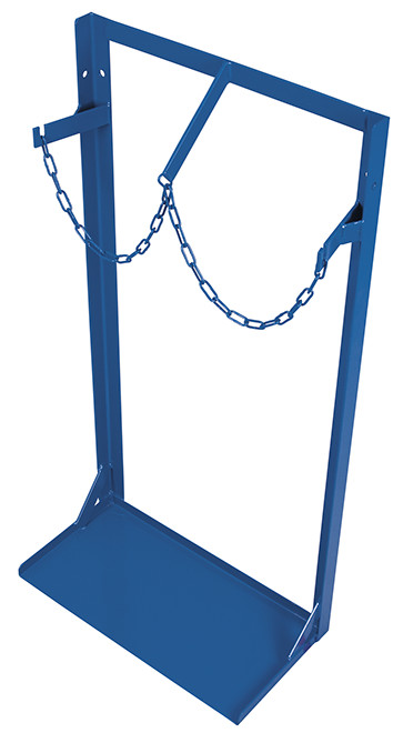 [fk‑1001] Stalen glasflessentaander voor 2 stalen flessen van 40 - 50 l inhoud - Variofit (RAL 5010)