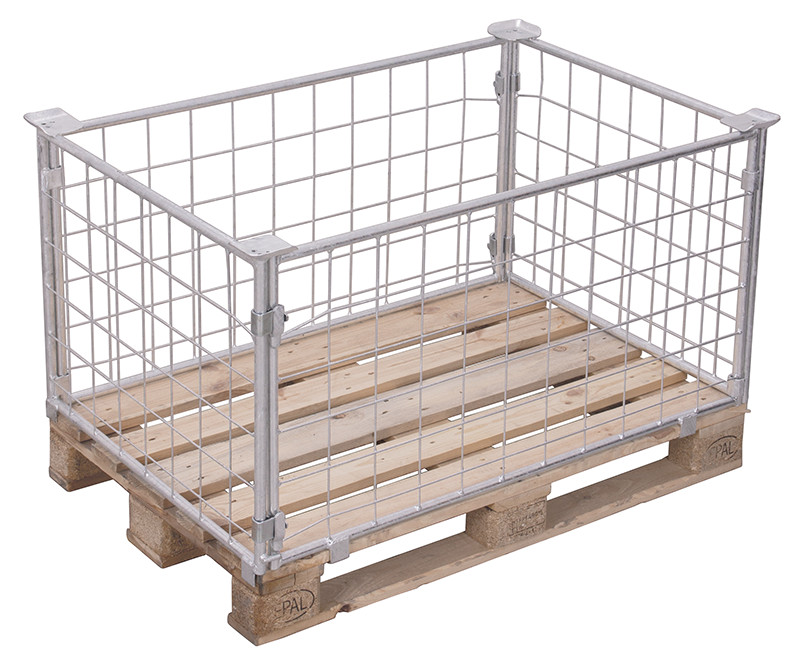 [vpa‑080.020] opzetwanden voor palletten Type 62, verzinkt - Variofit (400 mm)