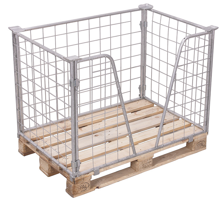 [vpa‑080.023] opzetwanden voor palletten Type 63, gegalvaniseerd - Variofit (800 mm)