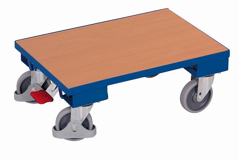 [sw‑410.069] Eurosysteem wagen met bord + centraal remsysteem - Variofit (RAL 5010)