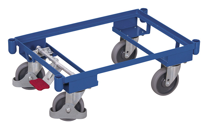 [sw‑410.060] Euro systeem wagen met centraal remsysteem - Variofit (RAL 5010)