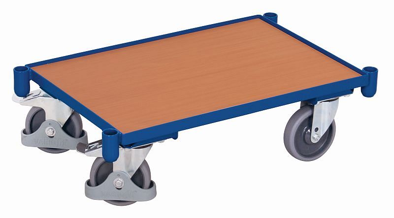 [sw‑410.001] Eurosysteem wagen met bord (rand 10 mm) - Variofit (RAL 5010)