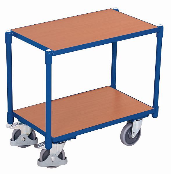 [sw‑410.501] Eurosysteem wagen met 2 laadvlakken - Variofit (RAL 5010)