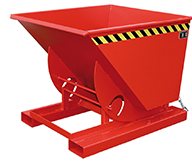 [4462-01-0000-1] Kiepcontainer met afrolsysteem (RAL 2000, 0.5)