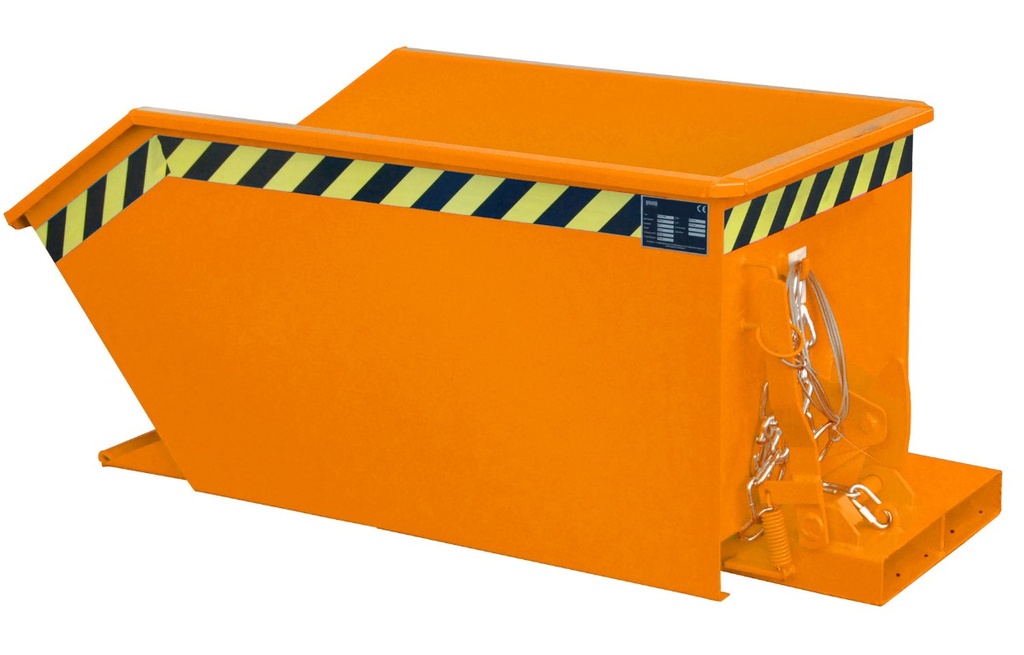 [4409-05-0000-1] Kiepcontainer met verlaagde bouwhoogte (RAL 2000, 1.5)