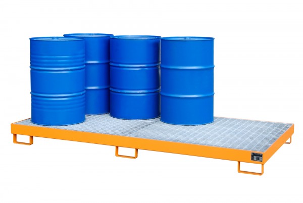 [4402-01-0000-1] Opvangbak AW voor 200L vaten (RAL 2000, 8)
