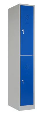 Kleedkamerkast, 1 kast 300 mm, 2 hoog