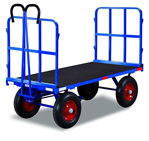 handwagen met 4 buisvormige roosterzijwanden - Variofit