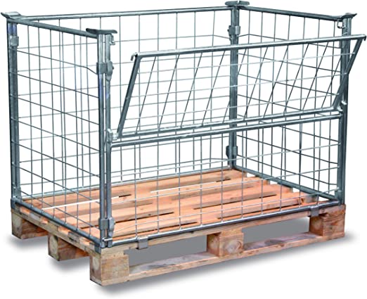 opzetwanden voor palletten Type 64, gegalvaniseerd - Variofit