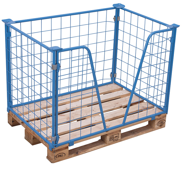 opzetwanden voor palletten Type 63, gegalvaniseerd - Variofit