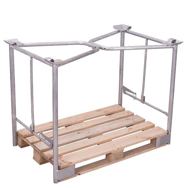 opzetwanden voor palletten Type 65K, verzinkt - Variofit