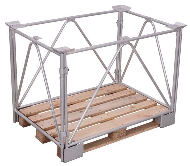 opzetwanden voor palletten Type 68, gegalvaniseerd - Variofit