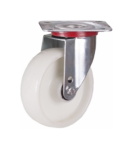 [lpp-150.000] Zwenkwiel van polyamide, 150 x 40 mm, wit - Variofit