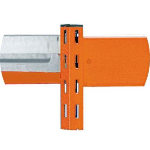Aanbouwrek, gedemonteerd, ROA 308013 ME, 7 legborden 3000 x 800 x 1325 mm - puur oranje / gegalvaniseerd - 