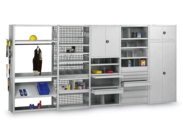 [Z582513] Achterwand Plus (rooster) Z 582513 - verzinkt geschikt voor H 2500 x B 1300 mm 