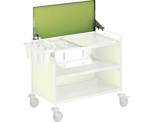 [574795] Privacyschild serveerwagen Privacyschild, limoen, MCS 10 x 6-3, SW 10 x 6