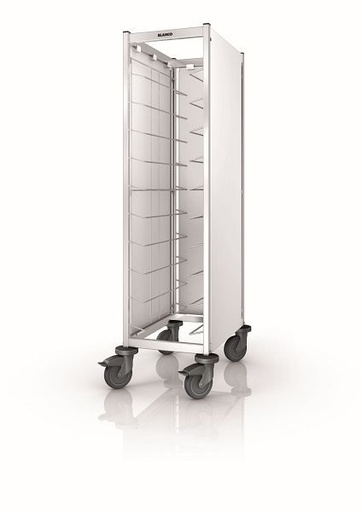 [574848] Plaat dienbladenafruimwagen Zij- en achterwandbekleding 3-zijdig, TAW 10/12 GN, signaalwit