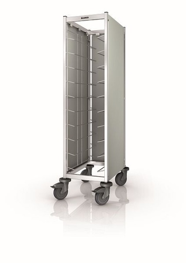 [574857] Plaat dienbladenafruimwagen Zij- en achterwandbekleding 3-zijdig, TAW 10/12 GN, steengrijs