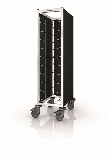 [574866] Plaat dienbladenafruimwagen Zij- en achterwandbekleding aan 3 zijden, TAW 10/12 GN, grafiet