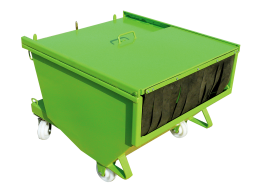 [CLP05000] Schuifdekselbanden Voor Of Geschilderd Plaat +Kantelbak - 515 L - Goubard