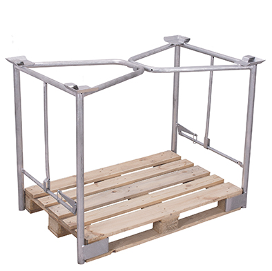 [vpa-100.305] opzetwanden voor palletten Type 65K, verzinkt - Variofit