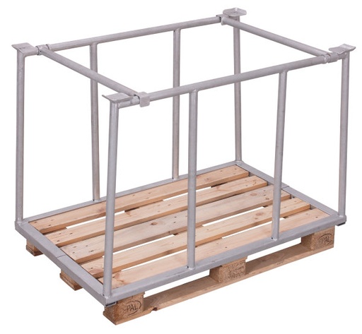 [vpa-100.013] opzetwanden voor palletten Type 75, verzinkt - Variofit
