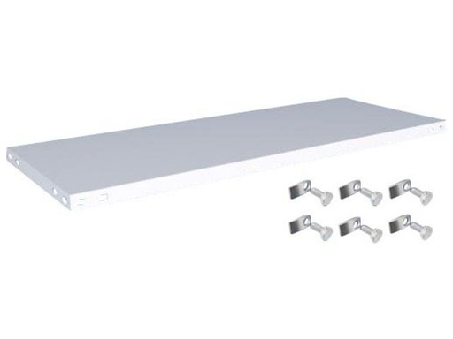 [K13050M/051] Extra legbord K 13050 M/051 met 6 schroeven/moeren, lichtgrijze 